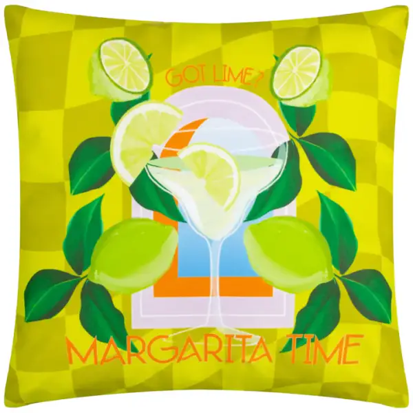 Margarita outdoor cushion 43x43, lime