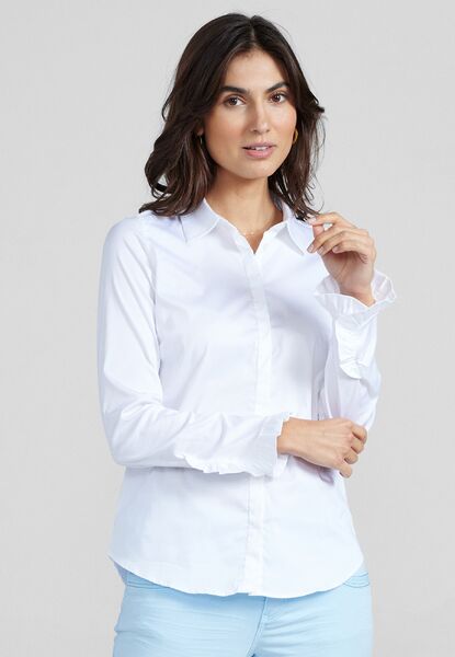 Mattie flip shirt, white