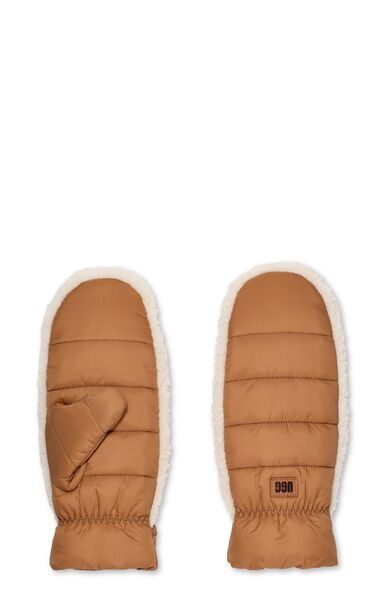 UGGfluff mitten, chestnut