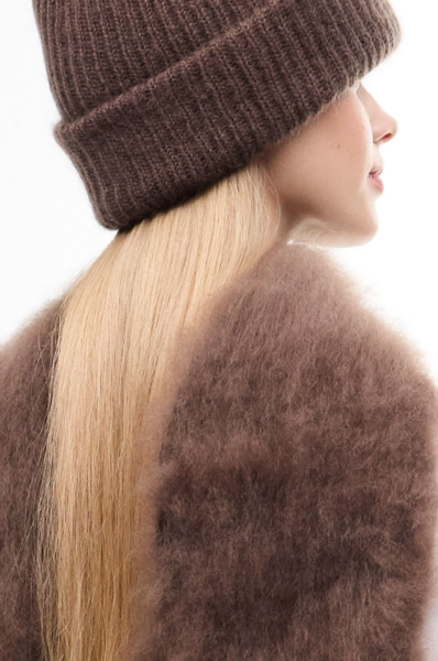 Adalyn beanie, coffee