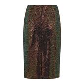 Sequin skirt with lace, multi color