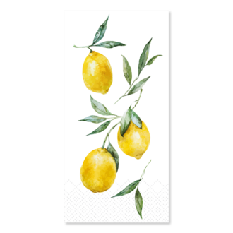 Napkin with Lemon motif