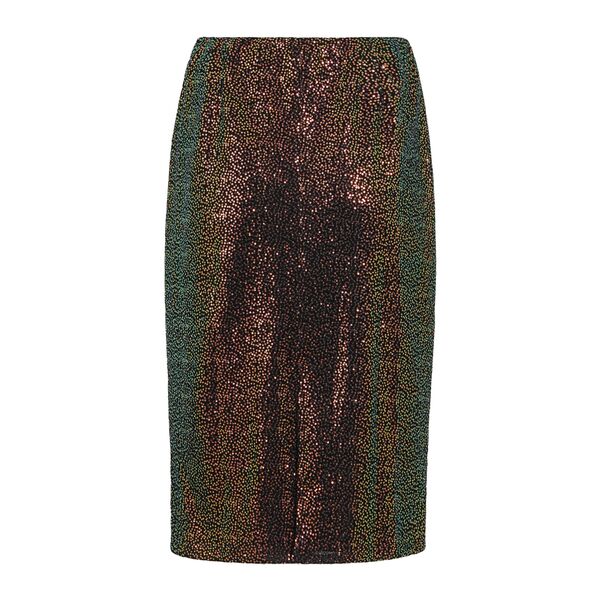 Sequin skirt with lace, multi color