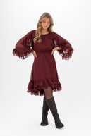 Aubrey dress, cranberry