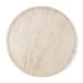 Ribani marble candle platter dia 30
