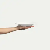 Basic plate 21cm, white