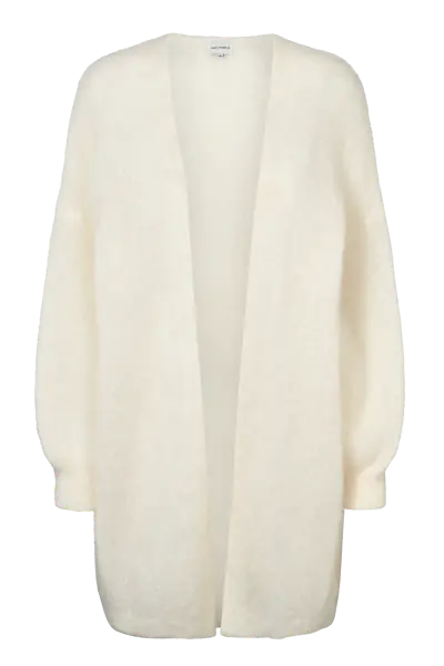 Lee midi cardigan, white