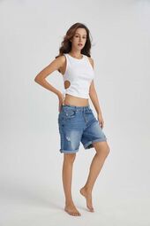 Piro jeans, ripped shorts