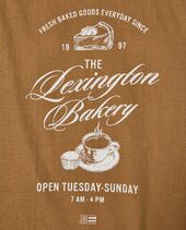 Bakery printed kitchen towel, fudge