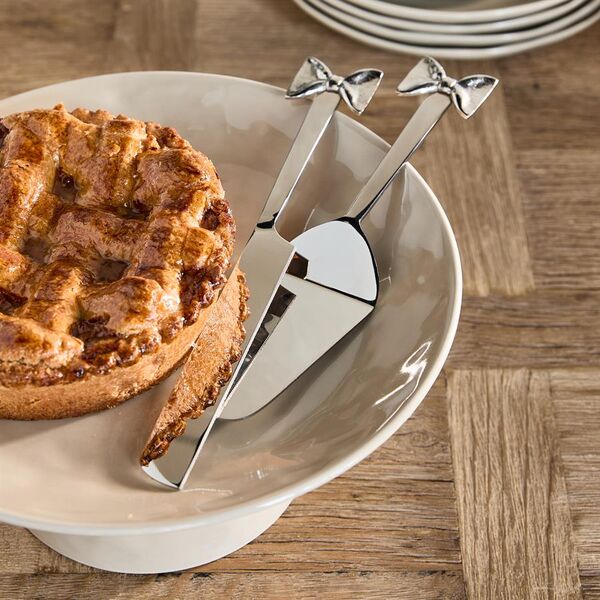 Portofino cake stand, flax