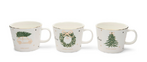 Joyful Christmas mug set of 3