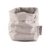 Uashmama paperipussi S, harmaa