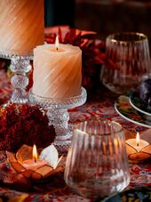 Kierrekynttilä 7cm, valkoinen