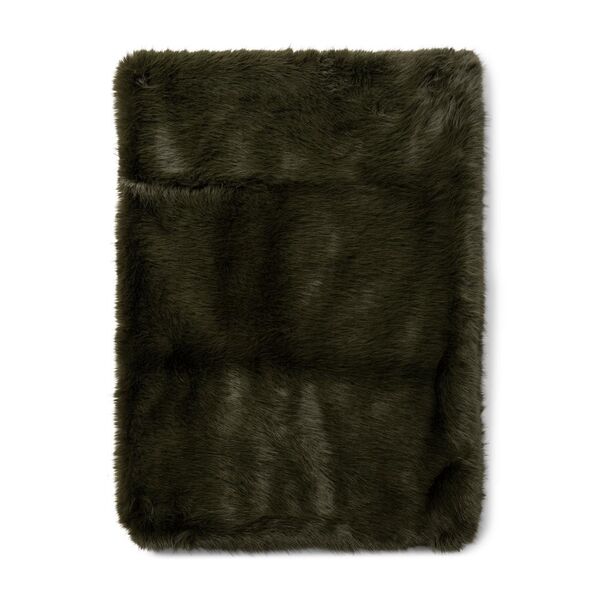 Bromont faux fur throw 180x130