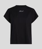 Karl signature t-shirt, black