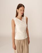 Pure top, ecru