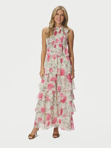 Marli big flower dress, creme