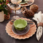 Oyster bowl 13cm, green