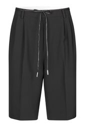 Fique string shorts, black