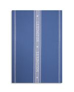 Icons cotton jacquard star kitchen towel, blue/white