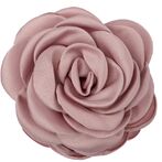 Satin rose hair claw, light rose