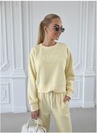 Viscose Sweatsuit Prosecco Mood, Yellow