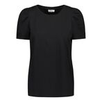 T-shirt Puff shoulder, black