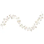 Beaded garland 90cm, clio champagne