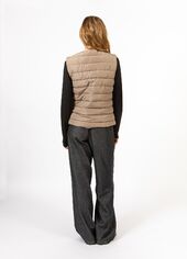 Asta quilted vest, sand