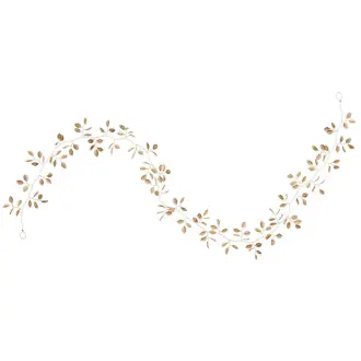 Beaded garland 90cm, clio champagne