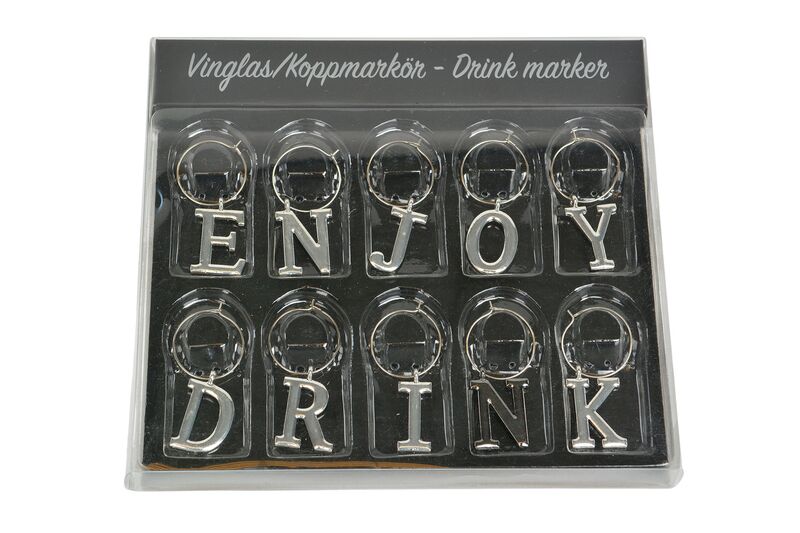 Enjoy drink -lasimerkit, hopea