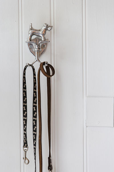 Happy dog leash hook