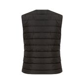 Asta quilted vest, black
