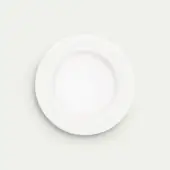 Bubbles plate 28cm, white