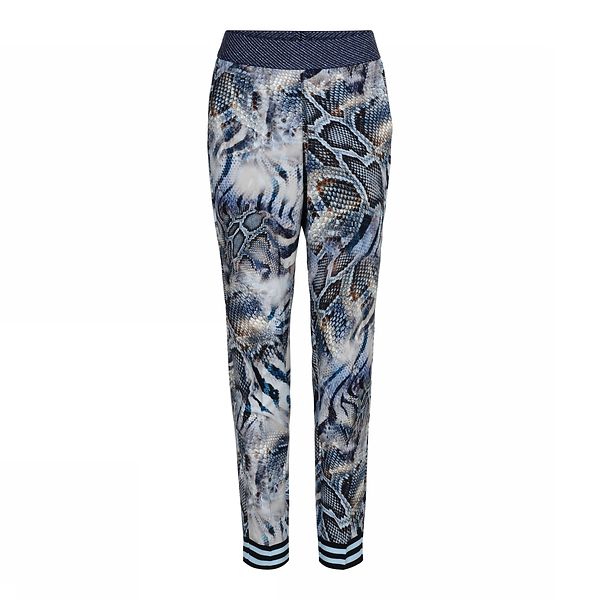 Printed regular legs, blue