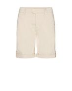 Jolanda chino shorts, pearled ivory