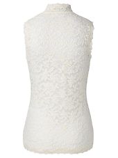 Delicia lace top, ivory