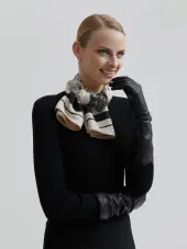 Brynn -nahkakäsineet, musta