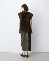Aelio vest, chocolat