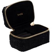 Tweed jewellery box micro, black
