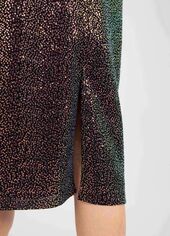 Sequin skirt with lace, multi color