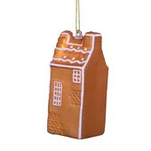 Ornament gingerbread canal house 9cm