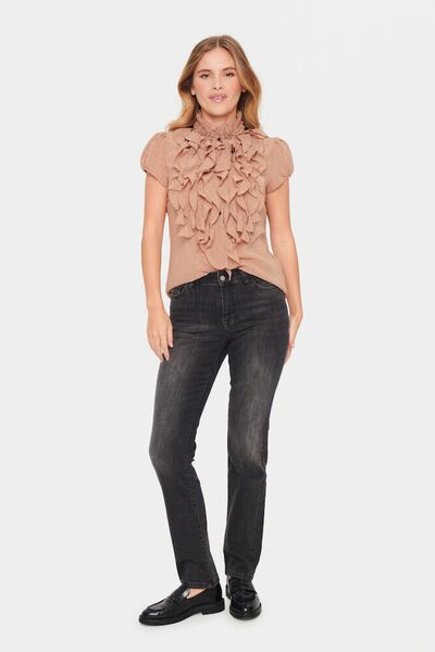 Lilja shirt, praline dot