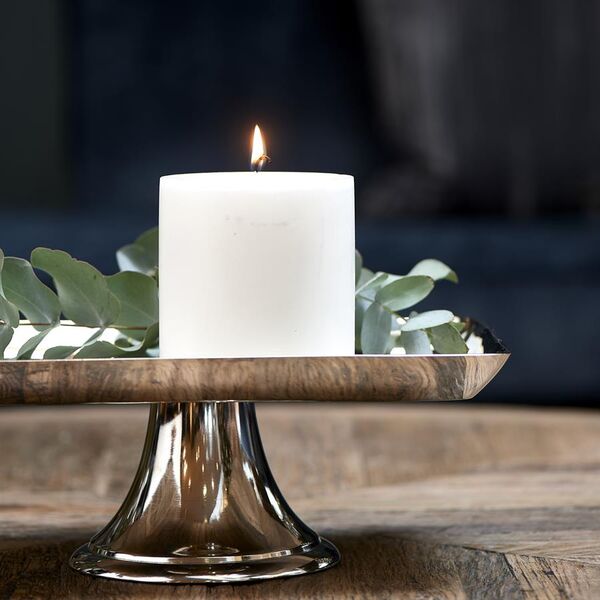 Pillar candle eco 10x10, off-white
