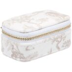 Velvet jewellery box micro, sand savannah pattern