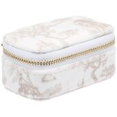 Velvet jewellery box micro, sand savannah pattern