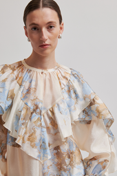 Lugana frill blouse, windsurfer