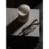 Como matt scented candle, sand