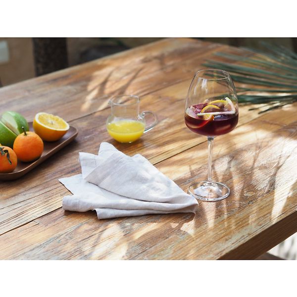 Sisilia linen napkin, optical white