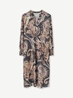 Hali knee long dress, dark grey